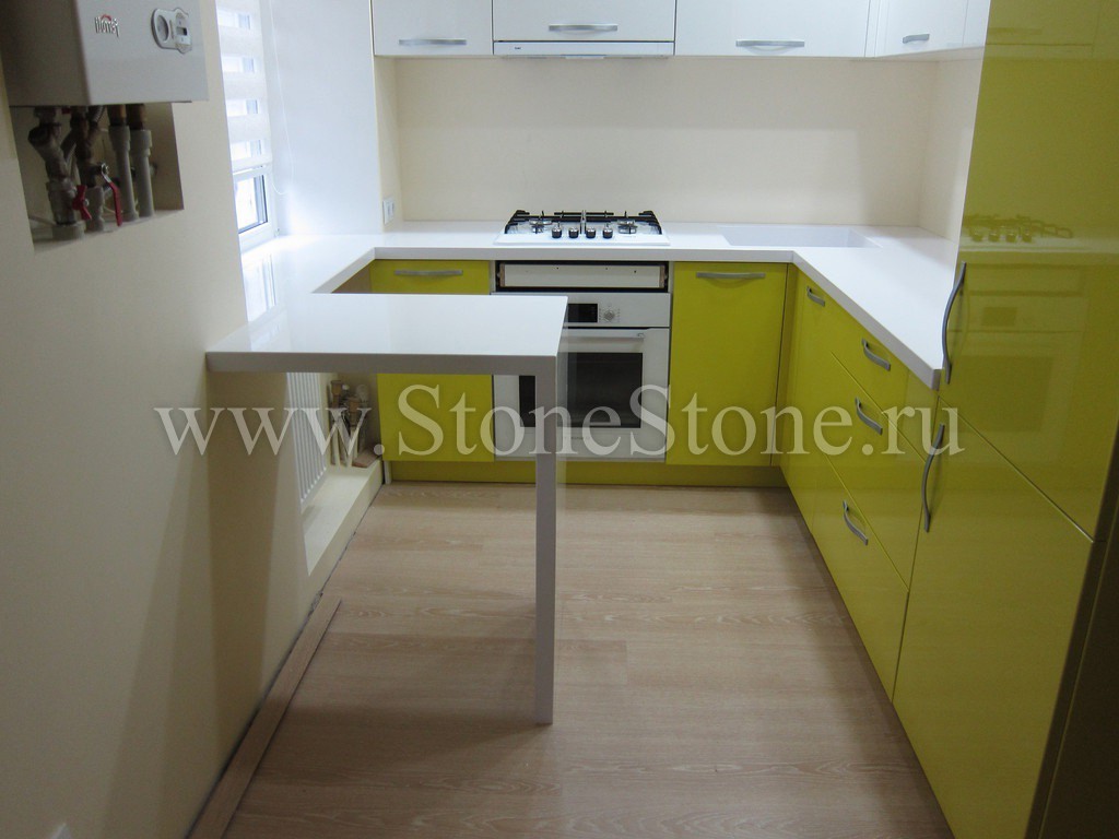 ���������� �� ������ Technistone Crystal Absolute White